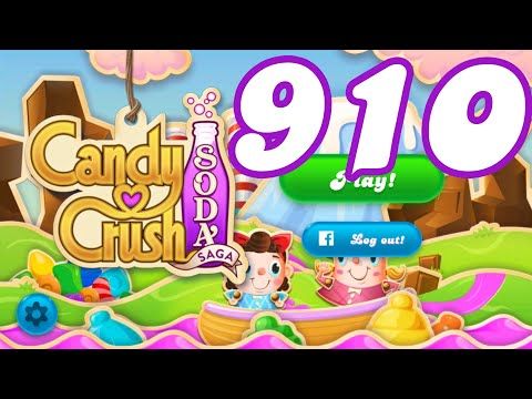 Video guide by Pete Peppers: Candy Crush Soda Saga Level 910 #candycrushsoda