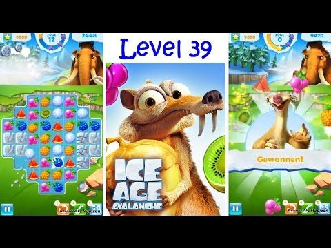 Video guide by Foxy 1985: Ice Age Avalanche Level 39 #iceageavalanche