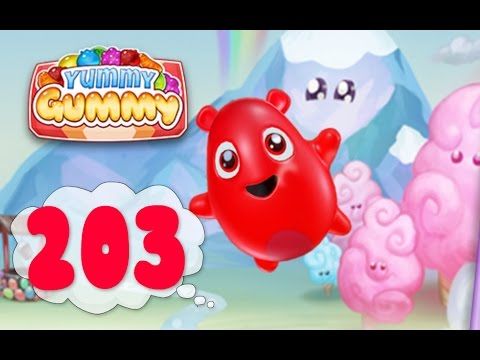 Video guide by Puzzle Kids: Yummy Gummy Level 203 #yummygummy
