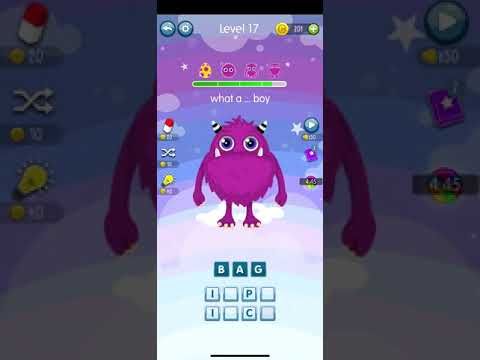 Video guide by RebelYelliex: Word Monster Level 17 #wordmonster