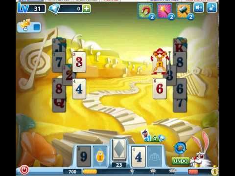 Video guide by Jiri Bubble Games: Solitaire in Wonderland Level 31 #solitaireinwonderland