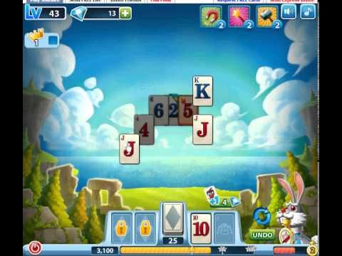 Video guide by Jiri Bubble Games: Solitaire in Wonderland Level 43 #solitaireinwonderland