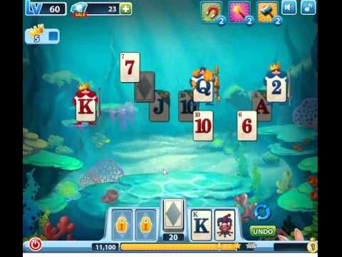 Video guide by Jiri Bubble Games: Solitaire in Wonderland Level 60 #solitaireinwonderland