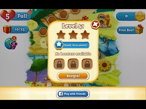 Video guide by Gamebook: Bee Brilliant Level 41 #beebrilliant