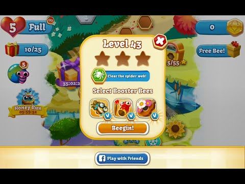 Video guide by Gamebook: Bee Brilliant Level 43 #beebrilliant