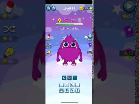 Video guide by RebelYelliex: Word Monster Level 14 #wordmonster
