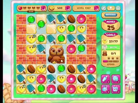 Video guide by Gamopolis: Candy Valley Level 1367 #candyvalley