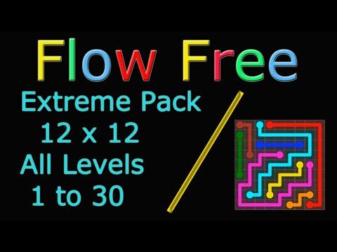 Video guide by Mobile Puzzle Games: Flow Free Pack 121012 - Level 1 #flowfree