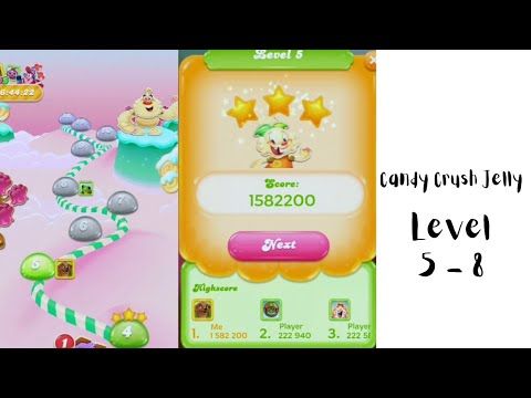 Video guide by Baby crush Game: Candy Crush Jelly Saga Level 5 #candycrushjelly