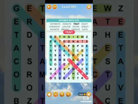 Video guide by NN Space: ''Word Search'' Level 981 #wordsearch