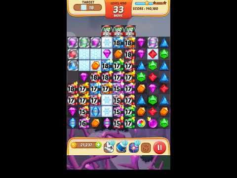 Video guide by Apps Walkthrough Tutorial: Jewel Match King Level 490 #jewelmatchking