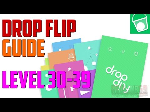 Video guide by Redline69 Games: Drop Flip Level 30-39 #dropflip