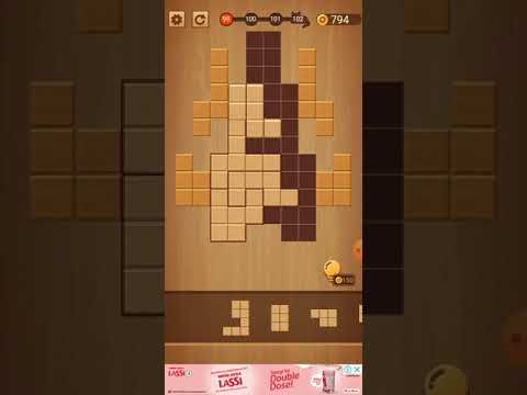 Video guide by Usha Memoriya: Wood Block Puzzle Level 99 #woodblockpuzzle