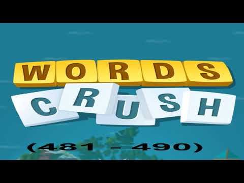 Video guide by games: Words Crush! Level 481 #wordscrush
