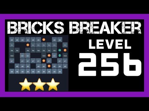 Video guide by Bricks N Balls: Bricks Breaker Puzzle Level 256 #bricksbreakerpuzzle
