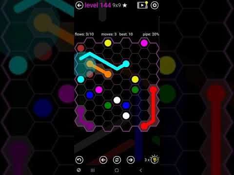 Video guide by This That and Those Things: Flow Free: Hexes Pack 2 - Level 144 #flowfreehexes
