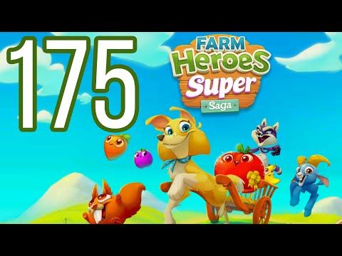 Video guide by Pete Peppers: Farm Heroes Super Saga Level 175 #farmheroessuper