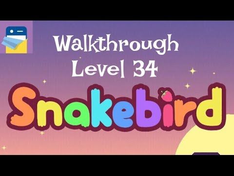 Video guide by App Unwrapper: Snakebird Level 34 #snakebird