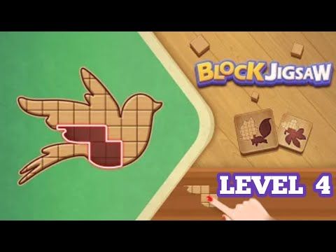 Video guide by TRYDRA GAMING: Wood Block Puzzle Level 4 #woodblockpuzzle