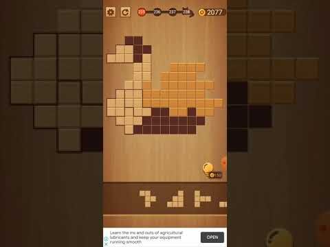 Video guide by Usha Memoriya: Wood Block Puzzle Level 235 #woodblockpuzzle