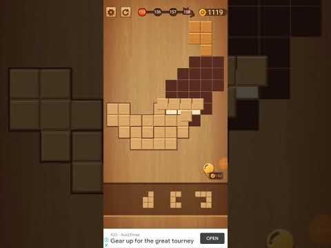 Video guide by Usha Memoriya: Wood Block Puzzle Level 155 #woodblockpuzzle