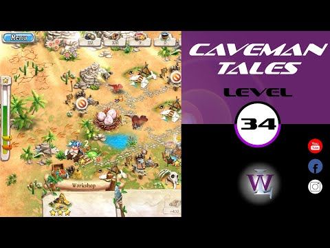 Video guide by Lizwalkthrough: Caveman Level 34 #caveman