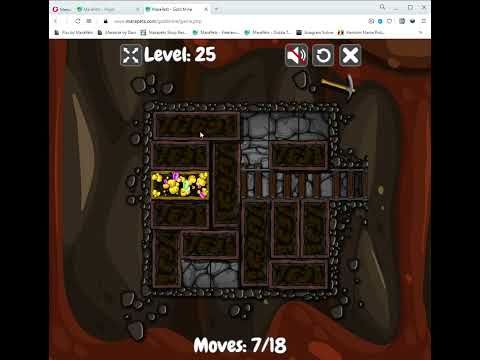 Video guide by idontliveinabox: Gold Mine Level 25 #goldmine