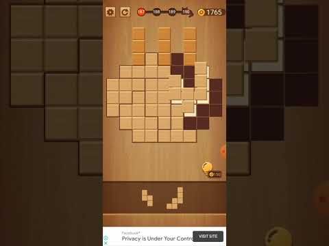 Video guide by Usha Memoriya: Wood Block Puzzle Level 187 #woodblockpuzzle