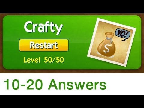 Video guide by AppAnswers: What's the Saying? Crafty levels 10-20 #whatsthesaying