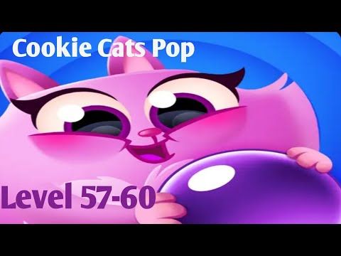 Video guide by AndroidiOS Gameplays & Walkthroughs: Cookie Cats Pop Level 57-60 #cookiecatspop