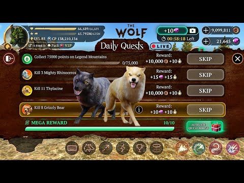 Video guide by ROB1GRO: The Wolf: Online RPG Simulator Level 85 #thewolfonline
