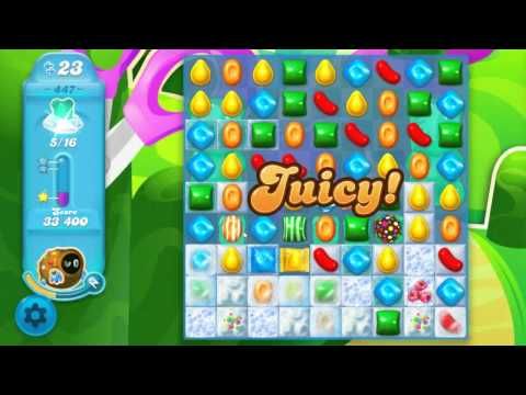 Video guide by Pete Peppers: Candy Crush Soda Saga Level 447 #candycrushsoda