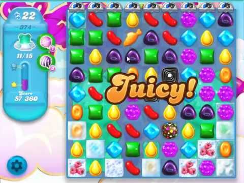 Video guide by skillgaming: Candy Crush Soda Saga Level 374 #candycrushsoda