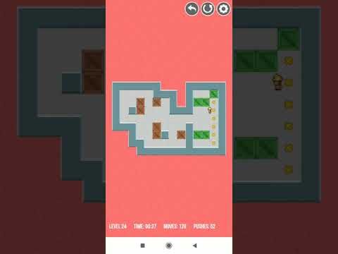 Video guide by Amazing video: Push Box Level 24 #pushbox