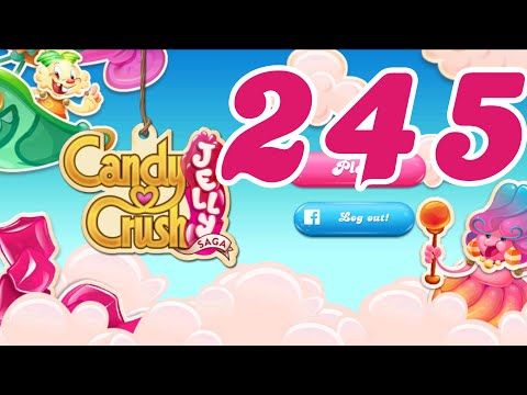 Video guide by Pete Peppers: Candy Crush Jelly Saga Level 245 #candycrushjelly