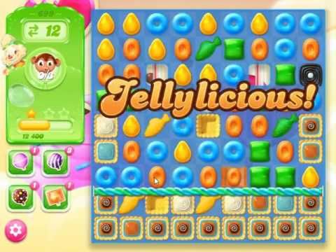 Video guide by skillgaming: Candy Crush Jelly Saga Level 699 #candycrushjelly