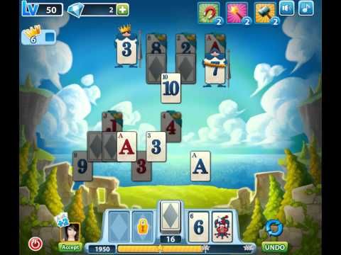 Video guide by skillgaming: Solitaire Level 50 #solitaire