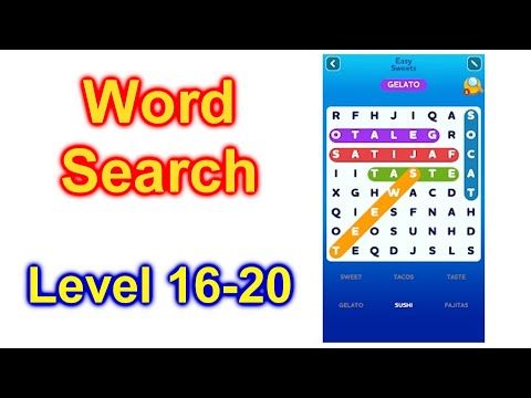 Video guide by bwcpublishing: Hidden Words! Level 16-20 #hiddenwords