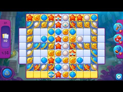 Video guide by Bubunka Match 3 Gameplay: Fishdom Level 37 #fishdom