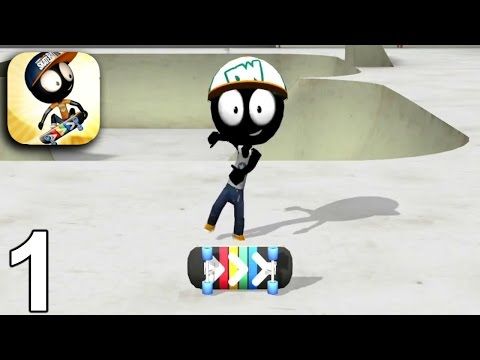 Video guide by MobileGamesDaily: Stickman Skate Battle Part 1 #stickmanskatebattle