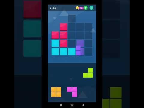 Video guide by The Maaz Malik: Block Puzzle Level 2-75 #blockpuzzle