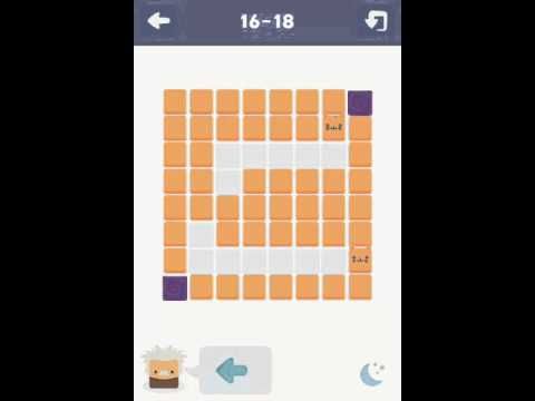 Video guide by Puzzlegamesolver: Mr. Square Level 16-18 #mrsquare