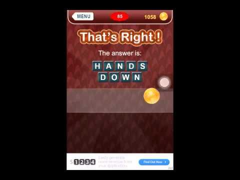 Video guide by Puzzlegamesolver: What's that Phrase? Levels 81-90 #whatsthatphrase