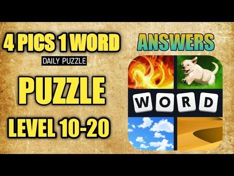 Video guide by Brain It Quizzies: 1Word Level 10-20 #1word