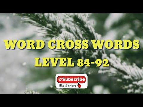 Video guide by Analyn Talosa Vlog: Crosswords Level 84 #crosswords