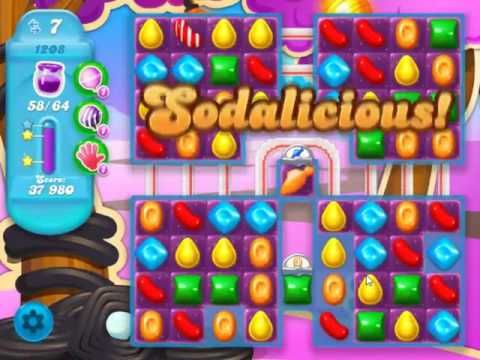 Video guide by skillgaming: Candy Crush Soda Saga Level 1208 #candycrushsoda