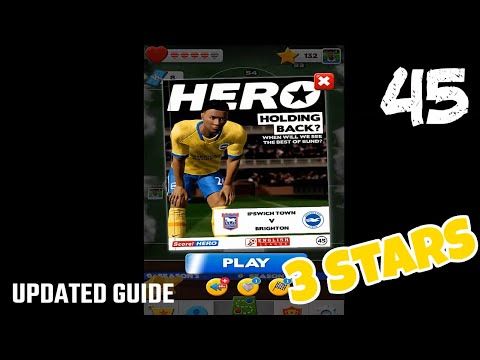 Video guide by Puzzlegamesolver: Score! Hero Level 45 #scorehero