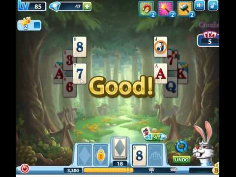 Video guide by Jiri Bubble Games: Solitaire in Wonderland Level 85 #solitaireinwonderland