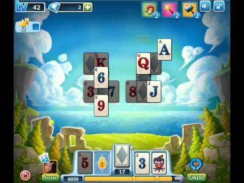 Video guide by skillgaming: Solitaire Level 42 #solitaire