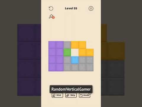 Video guide by RandomVerticalGamer: Blocks Level 55 #blocks